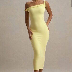 Yellow Midi dress